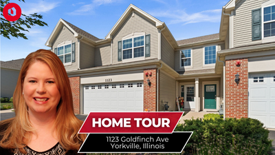 1123 Goldfinch Ave, Yorkville, IL | Raintree Village Townhome for Sale