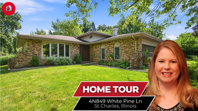 4N849 White Pine Ln, St. Charles IL | Wideview Home on Nearly an Acre