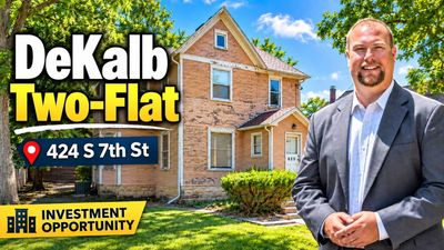 424 S 7th St, DeKalb IL | Two-Flat Investment Property for Sale