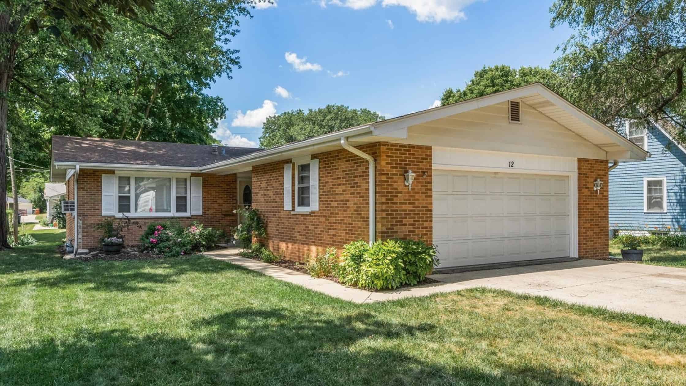 Charming Brick Ranch for Sale in North Aurora’s Walkable Downtown Area