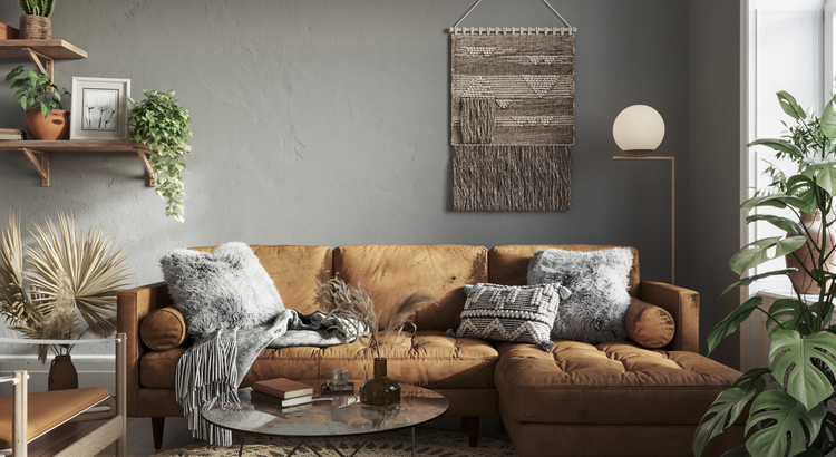Photo of the living room in a house
