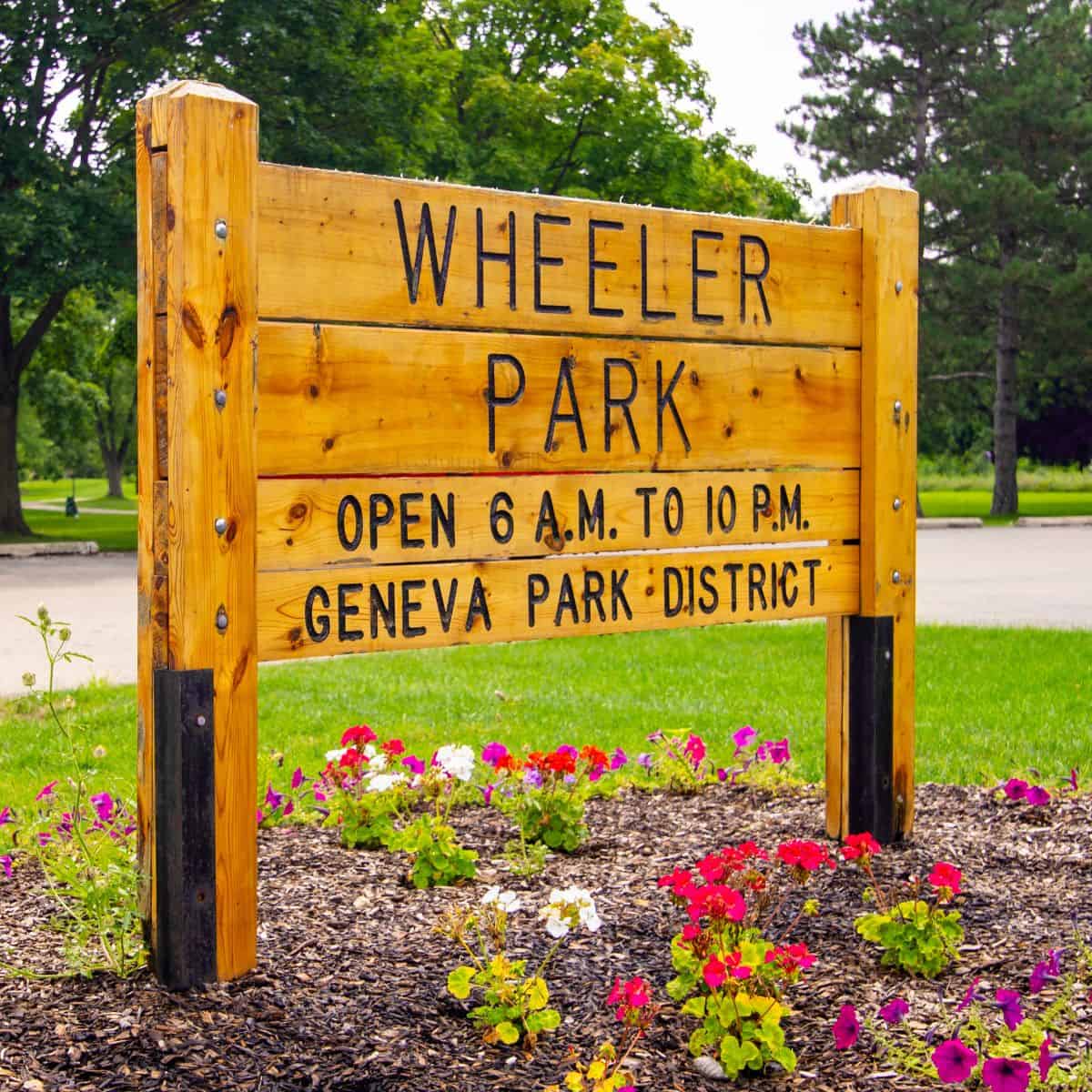 Wheeler Park in Geneva, Illinois